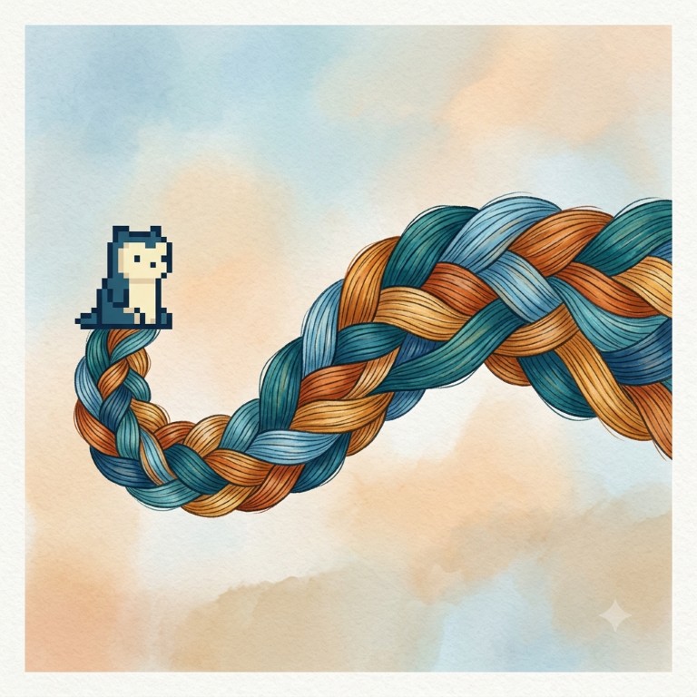 The Braid - illustration by Gemini